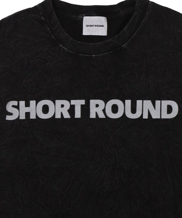 WEGO 【ユニセックス着用ITEM】ケミカルウォッシュグラフィックT（LS） ブラック