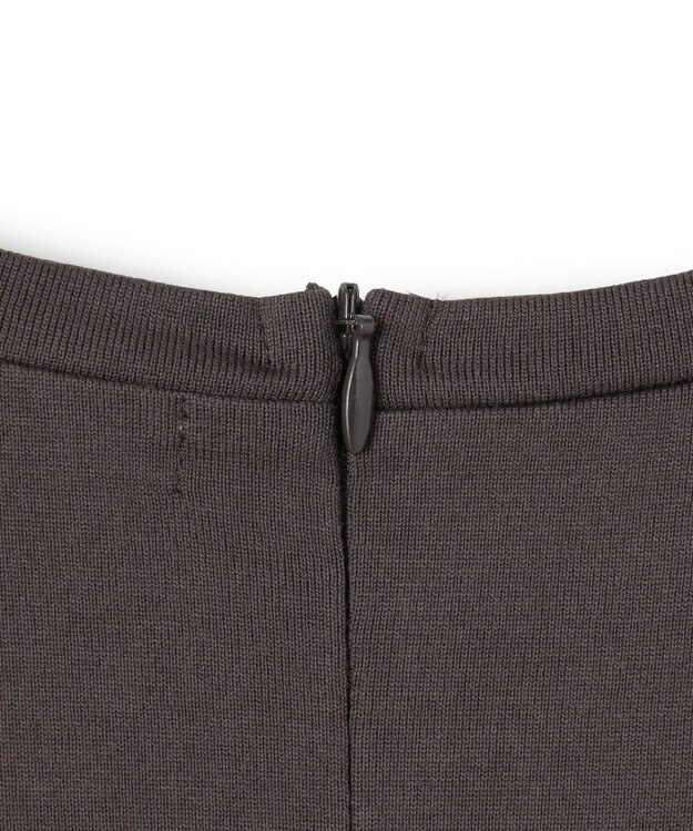 BEIGE， 【洗える】GLANTHUS / コットンカーブラインロングフレアワンピース Slate