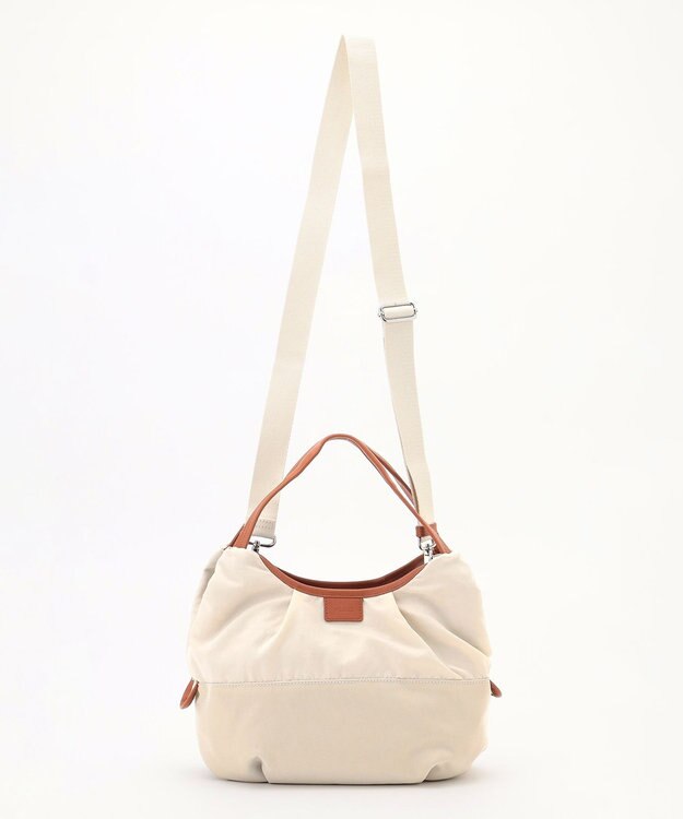 Y'SACCS シワナイロン2WAYトートバッグ SSサイズ アイボリー