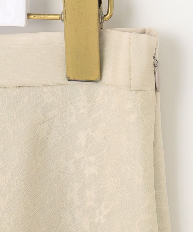 ANY SIS 【洗える】レーシーミルフィーユ スカート ベージュ