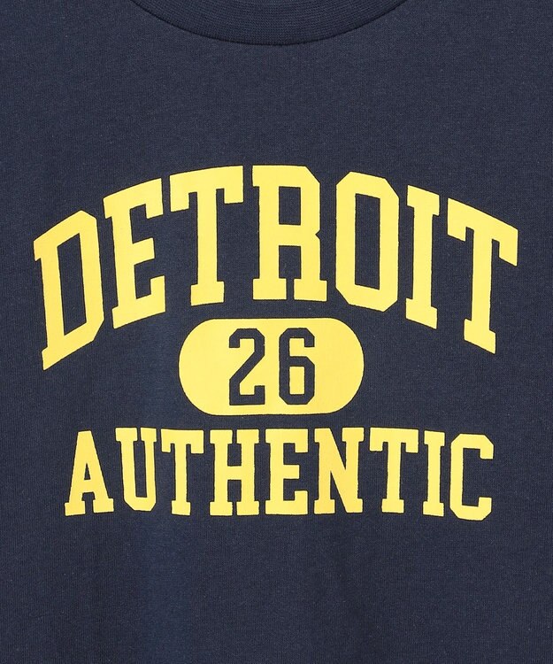 ANY KIDS ロゴプリント 半袖Tシャツ ネイビー