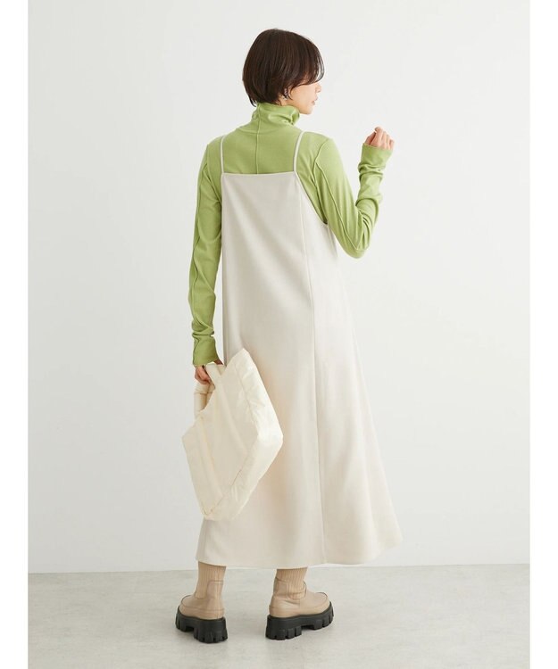 Green Parks ２ｗａｙ起毛キャミワンピース Ecru