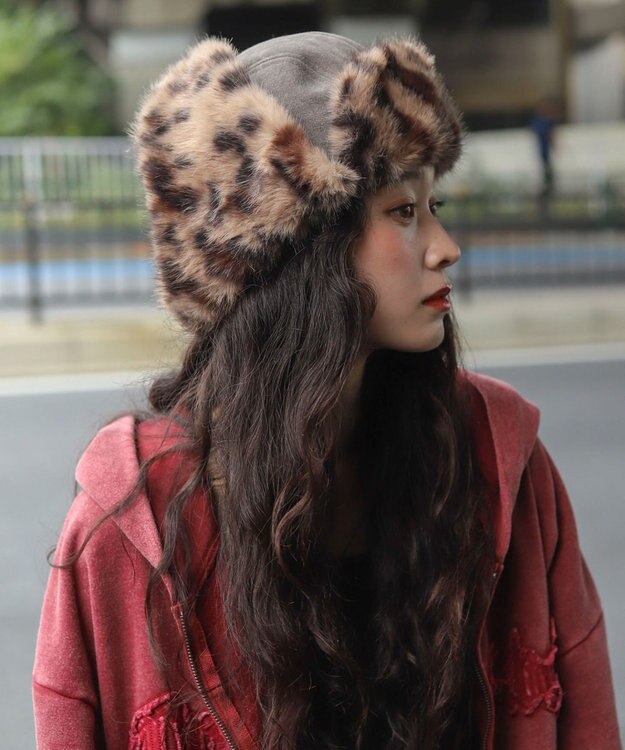 WEGO 【ユニセックス着用ITEM/暖かい】フライトキャップ 柄1