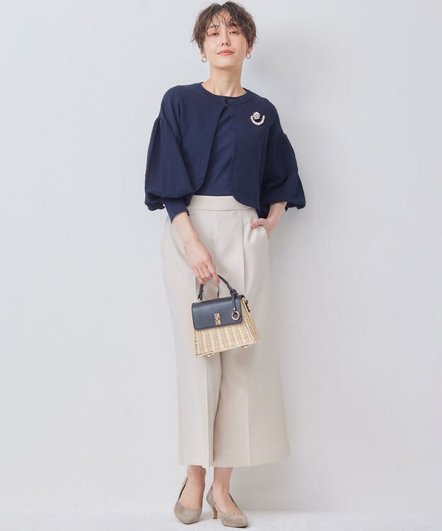 組曲 ドルマンボレロ カーディガン ネイビー系