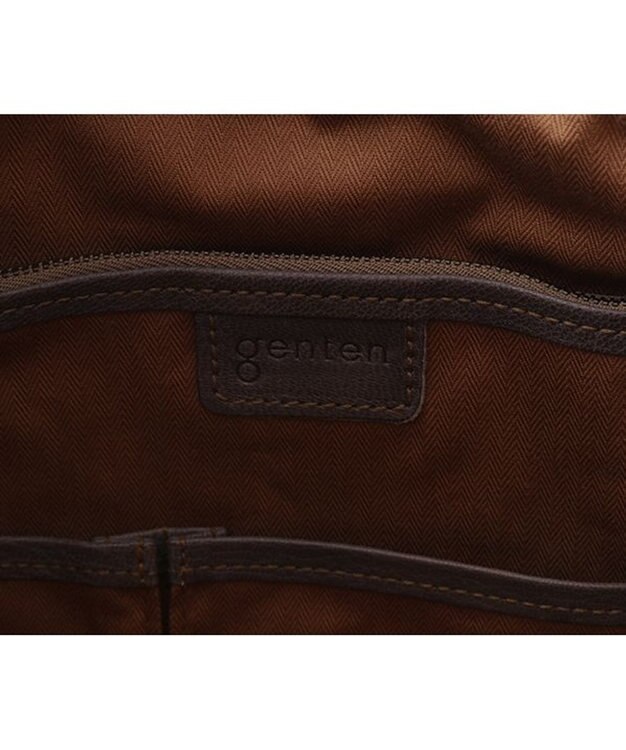 genten ゴートベーシック 2WAYショルダーバッグ グレー