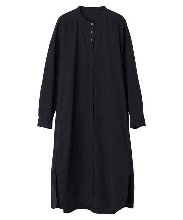 AMERICAN HOLIC バンドカラーシャツワンピース Navy