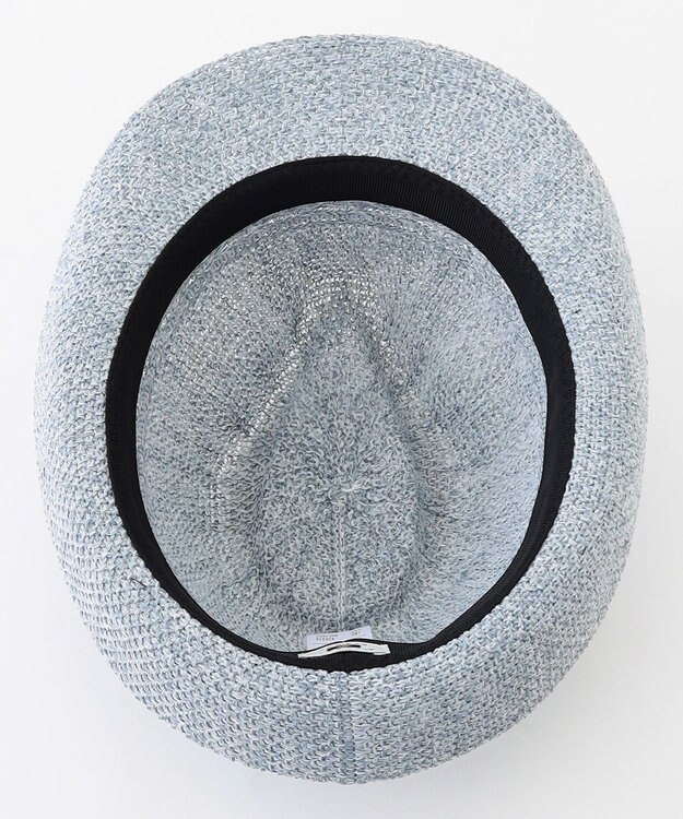 JOSEPH ABBOUD 【サイズ調整可】ウォッシャブルヘリンボーンハット ライトグレー系