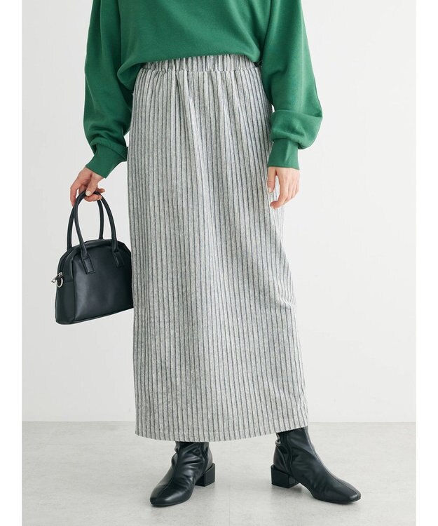 Green Parks ・ＳＵＧＡＲ　ＳＰＯＯＮ　多色コールナロースカート Gray