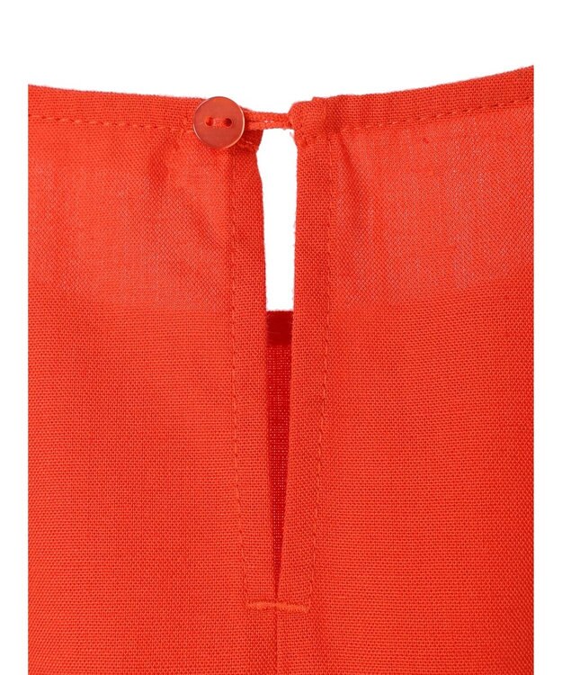 Green Parks 綿麻混マーメイドワンピース Red