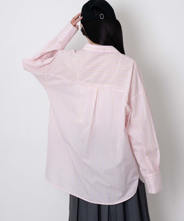 WEGO ボリュームBIGシャツ ピンク