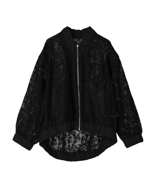 Green Parks ２ＷＡＹ　レースブルゾン Black