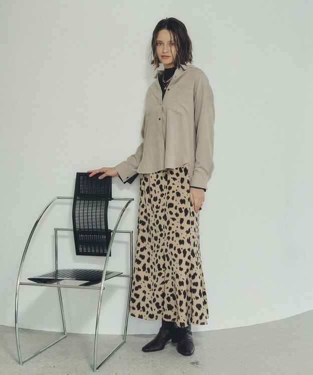 YECCA VECCA ピーチ起毛シャツ Mint Green