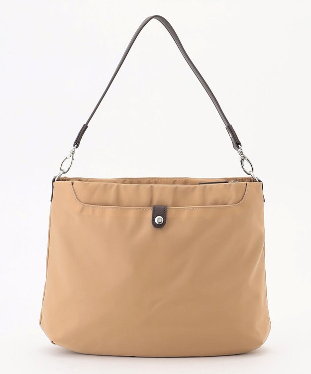 LA BAGAGERIE 多収納ナイロン2WAYショルダー ベージュ