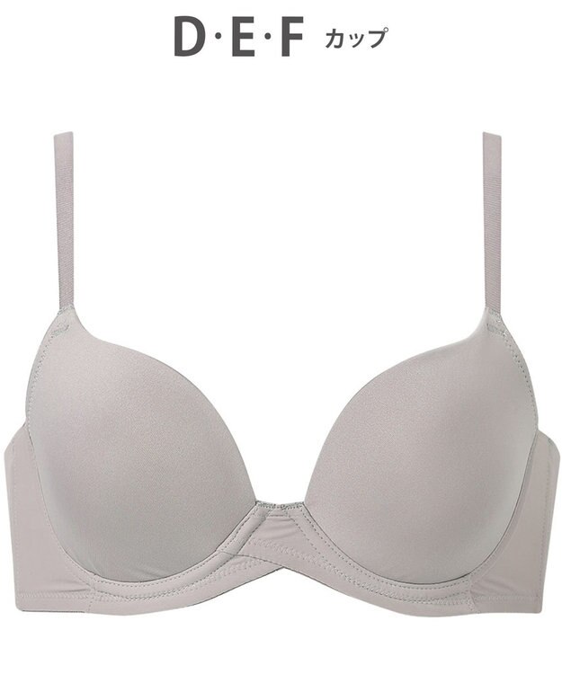 WACOAL ブラジャー サイズや体型特徴に合わせた設計 背中に段差がつきにくい アウターにひびきにくい レディース BXC410 /ワコール グレー