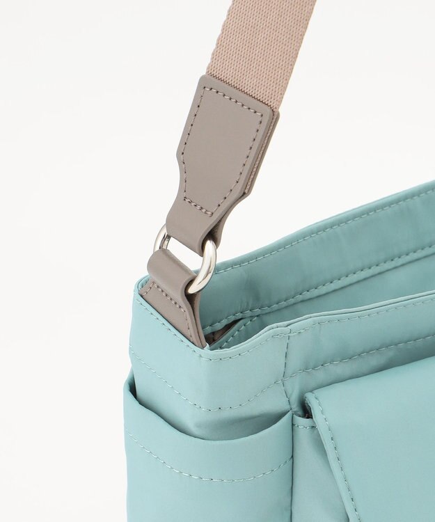 Y'SACCS ダブルタブ　トラベルショルダーバッグ ライトグリーン