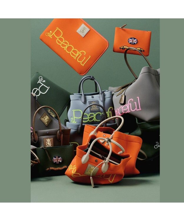 A.D.M.J. 【魔法の様に軽い】マジックライト/コード刺しゅうフラットポーチ2セット(S・LL) MA/MAOS