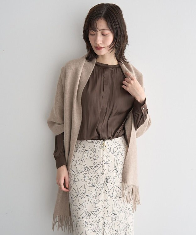 YECCA VECCA ウールストール Beige