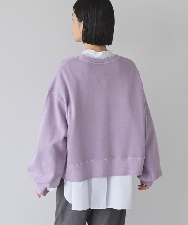 AMERICAN HOLIC ピグメントショートスウェット Pink