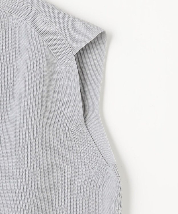 ANY Vネックニットベスト ライトグレー