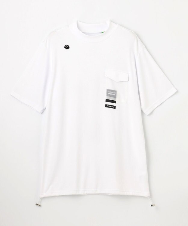PW CIRCULUS 【MEN】DRY COOL MOVE モックネックT ゴルフ ホワイト系