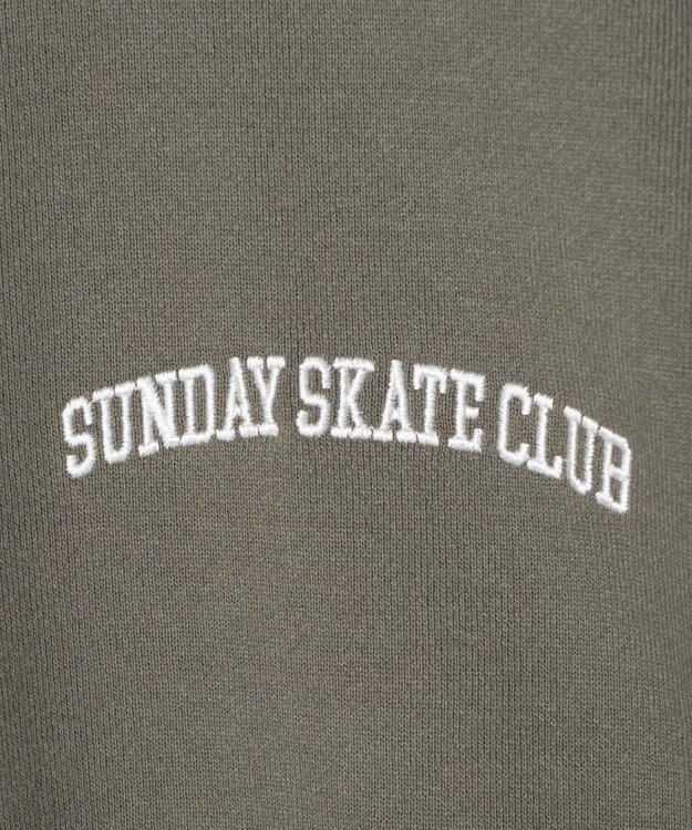 WEGO ヘビーウエイトハーフZIPワンポイントPO カーキ