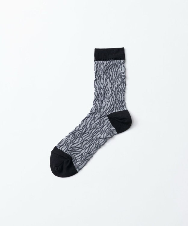 TRICOTE BUMPY GRAIN SOCKS／バンピーグレインソックス 99BLACK