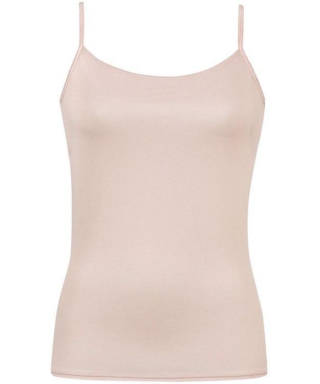 Wing インナー 綿混素材(身生地部) 汗をかいてもべたつきにくい 抗菌防臭(身生地部) 【瞬汗ドライ】 汗取り付き キャミソール 春 夏 EL1038 ウイング／ワコール ピーチ