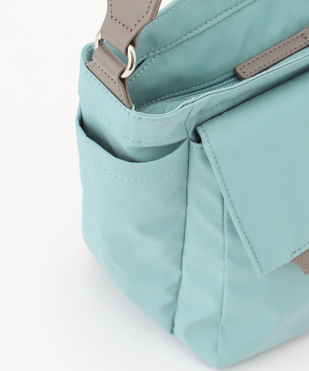 Y'SACCS ダブルタブ　トラベルショルダーバッグ ライトグリーン