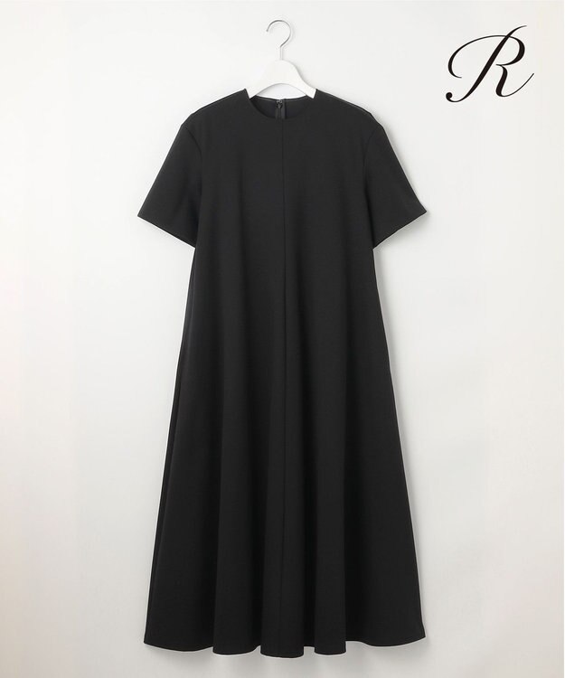 23区 S 【R(アール)】ハイゲージポンチジャージー ワンピース ブラック系