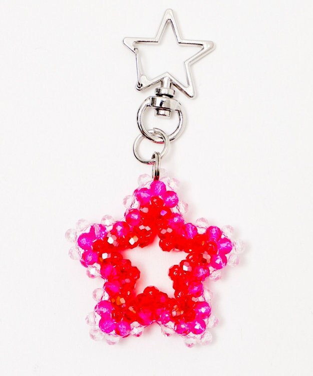 WEGO スタービーズキーホルダー ピンク
