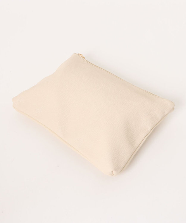 UNBILLION カシュカシュ cachecache / パーテーションPUトートバッグL ベージュ