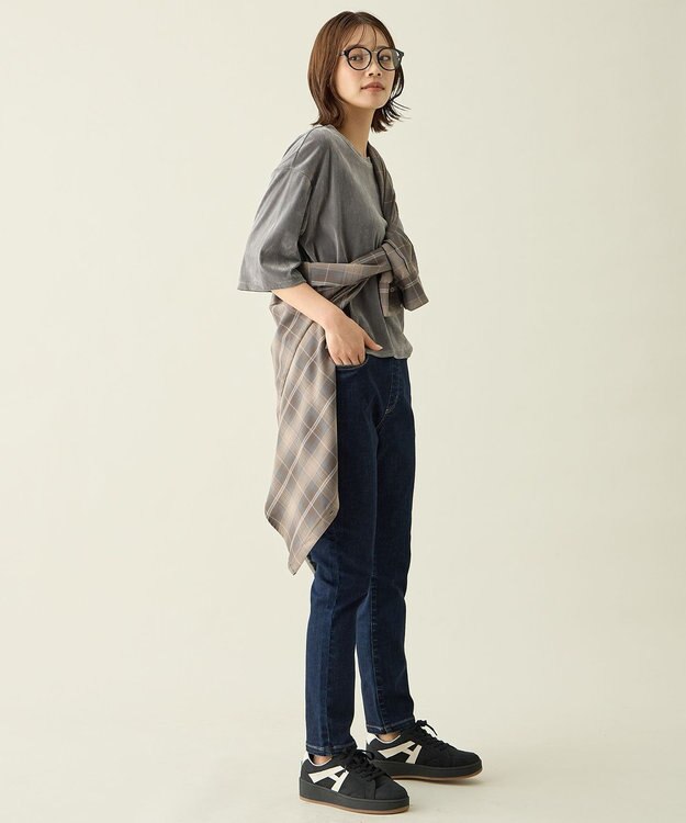 ANY チュールフロッキープルオーバー スレート