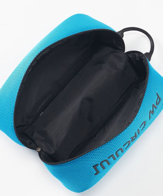 PW CIRCULUS 【UNISEX】デタッチャブル キャディバッグ シボ感のあるナイロンワッシャー素材 スカイブルー系