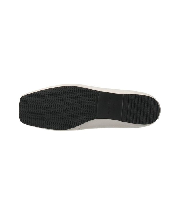 Bridget Birkin 【PARADIS COULEUR】スクエアトウフラットローファー ライトグレー