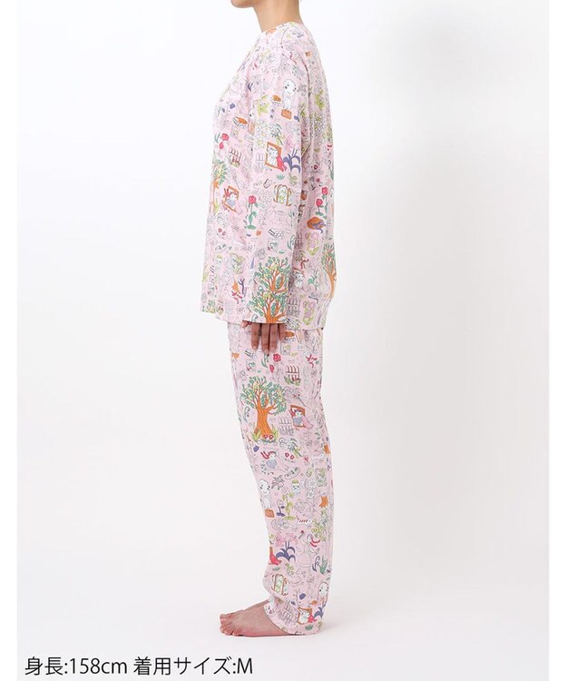 tsumori chisato SLEEP ツモリチサト パジャマ 長袖 長ズボン 綿100%(本体) UDX533 /ワコール ピンク
