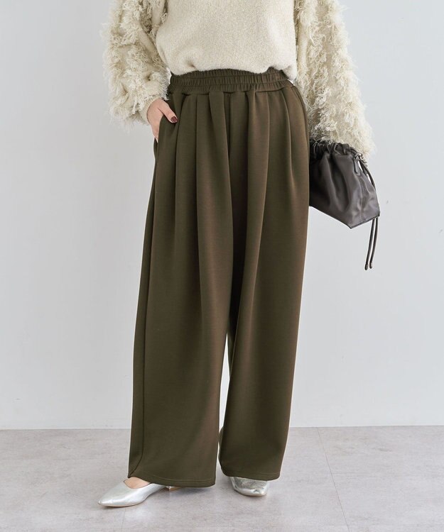 Green Parks ・ＥＬＥＮＣＡＲＥ　ＤＵＥ　コクーンイージーパンツ Khaki