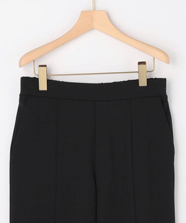 組曲 【先行予約・WEB限定】ジョーゼットジャージーテーパード パンツ ブラック系