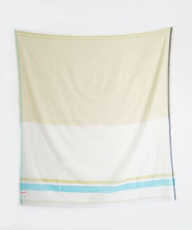 POLS 播州織 極細コットンストール ゴールド