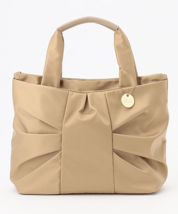 UNBILLION cachecache WEB限定リボン2wayトートバッグ ベージュ