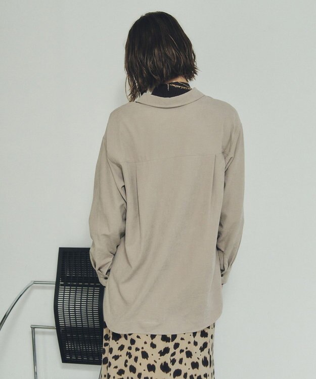 YECCA VECCA ピーチ起毛シャツ Mint Green