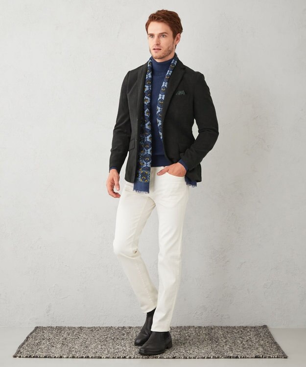 JOSEPH ABBOUD 【ストレッチ】ソフティーヌストレッチ ジャケット ブラック系