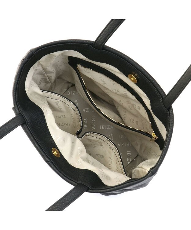 IBIZA エレガンシア　セミショルダーバッグ ライトグレー