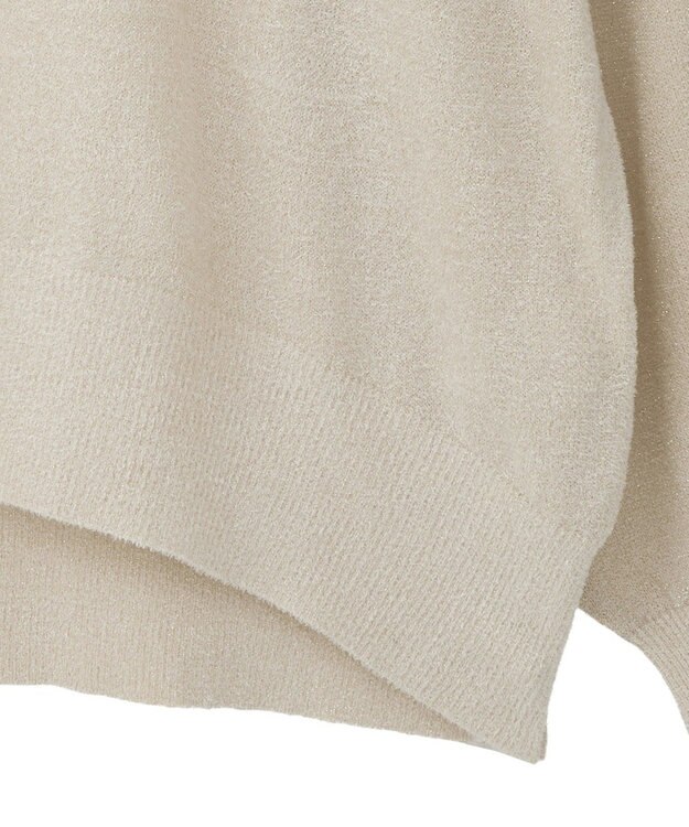 Green Parks 刺繍コードニットプルオーバー Ecru