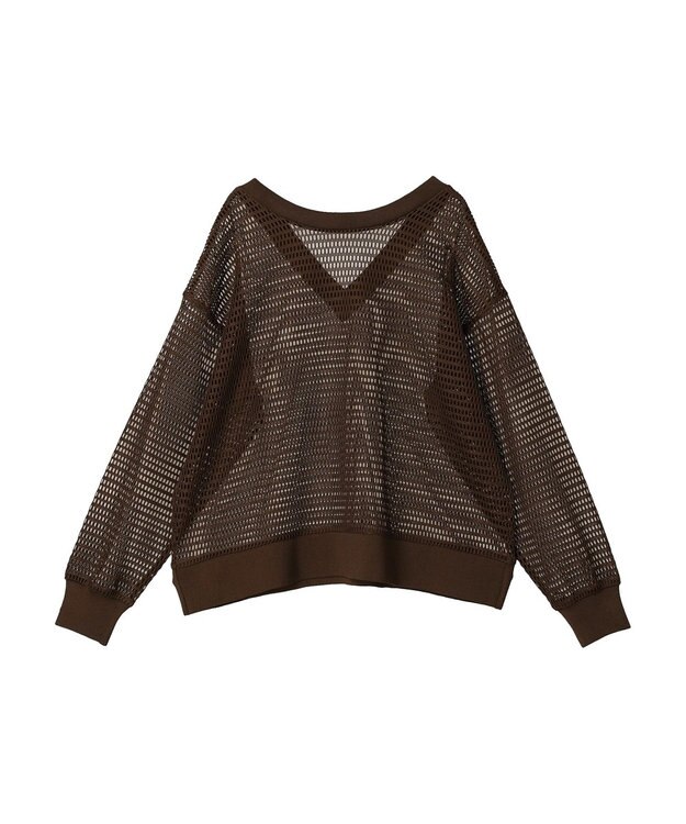 Green Parks ■ＥＳＣＡＲ　２ｗａｙメッシュプルオーバー Brown