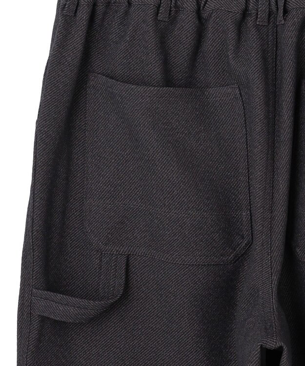 J.PRESS YORK STREET 【UNISEX】ポリエステルカルゼ ワイドペインターパンツ グレー系