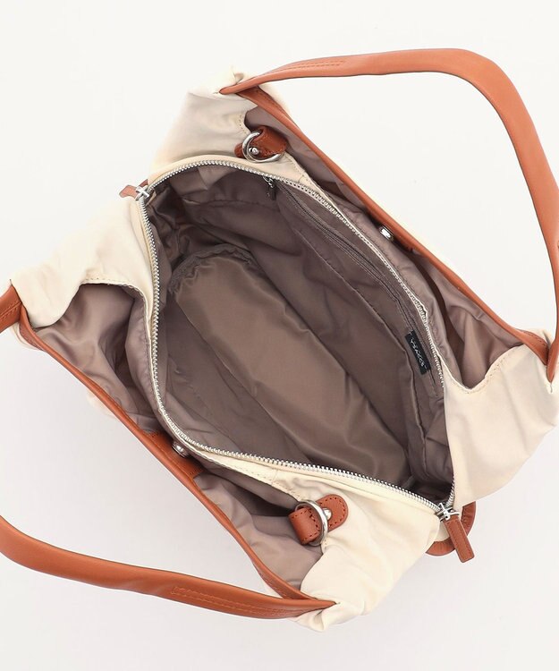 Y'SACCS シワナイロン2WAYトートバッグ SSサイズ アイボリー