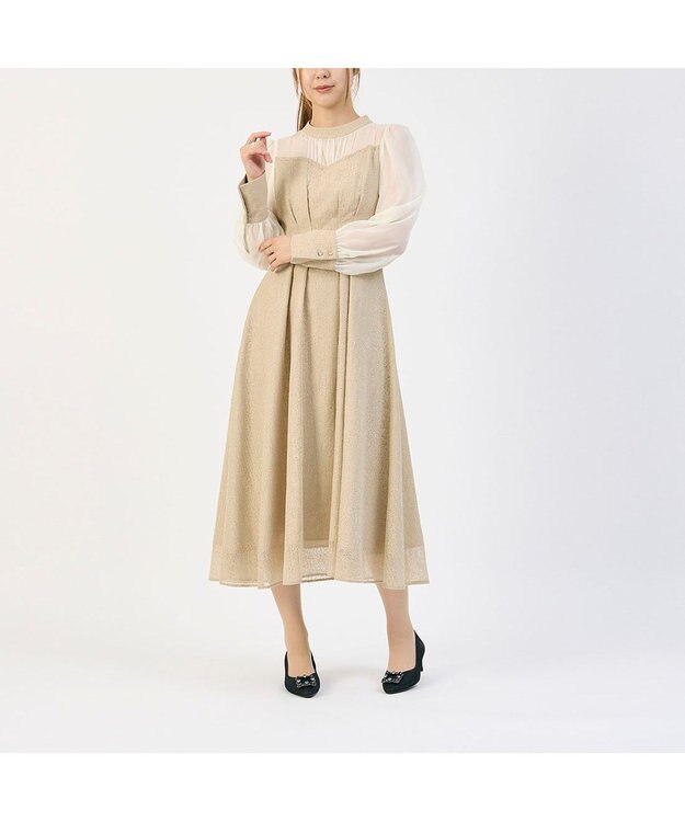 Riz raffinee <Riz raffinee>ビジューバックルパンプス ブラックメタリック