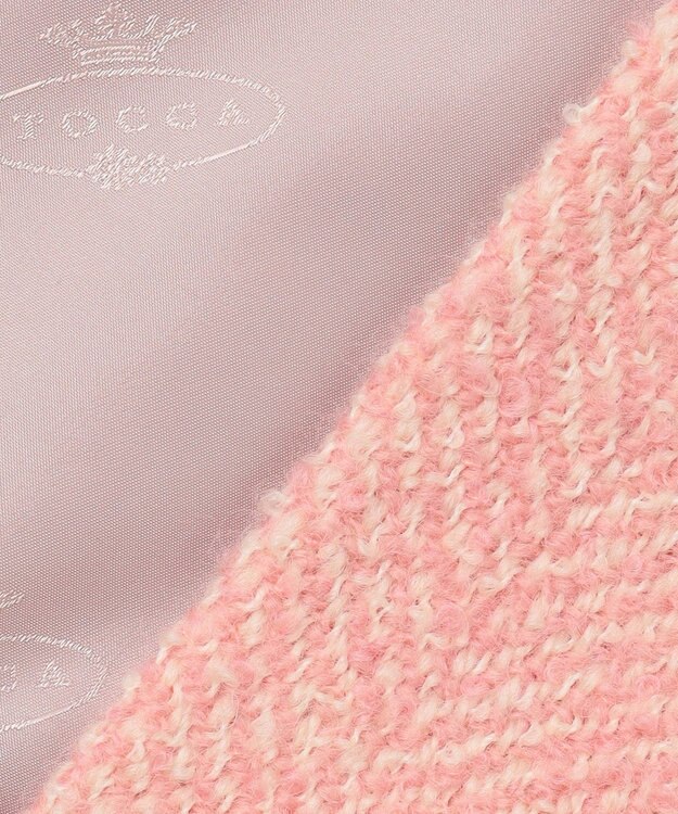 TOCCA 【消臭】SNOWBERRY POCKET TWEED ポンチョ ピンク系5