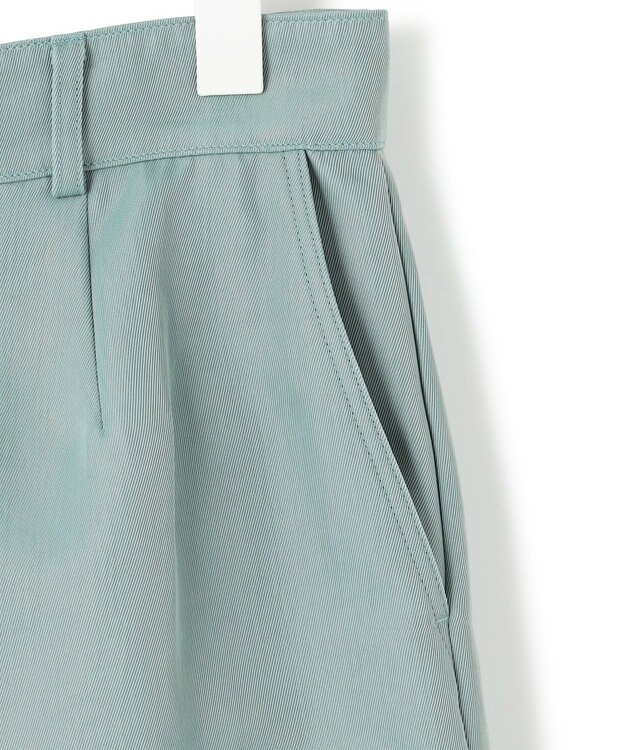 ICB L 【洗える】ヘビーナイロンツイル スカート ティールグレー系