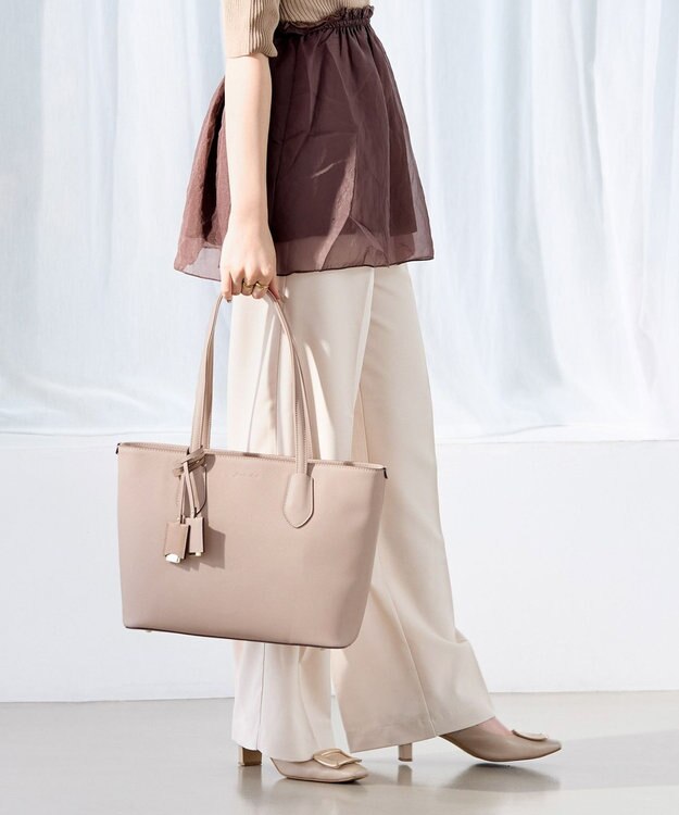 ACE BAGS & LUGGAGE 【雑誌掲載】Jewelna Rose リタ・トートバッグ A4ジャストサイズ 16145 ジュエルナローズ エクリュ